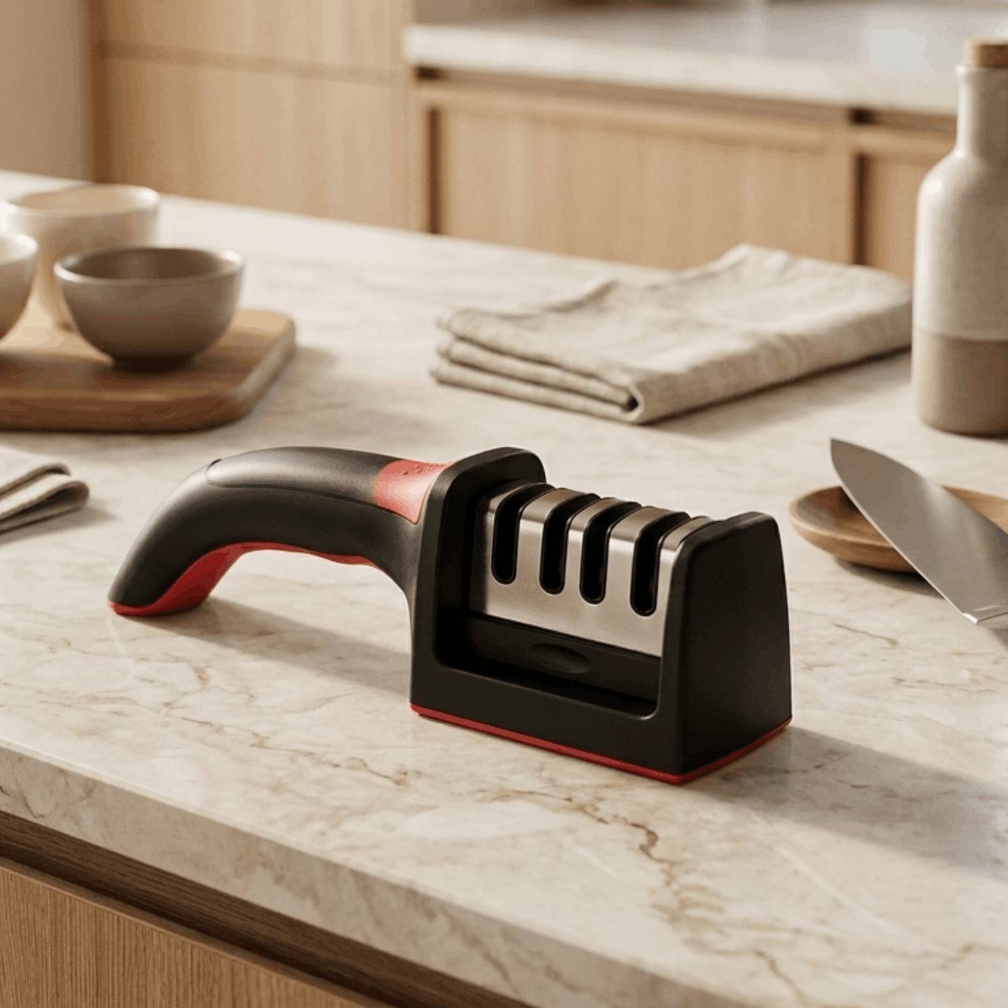 Messenslijper 4-in-1 – Multifunctioneel voor Messen en Scharen