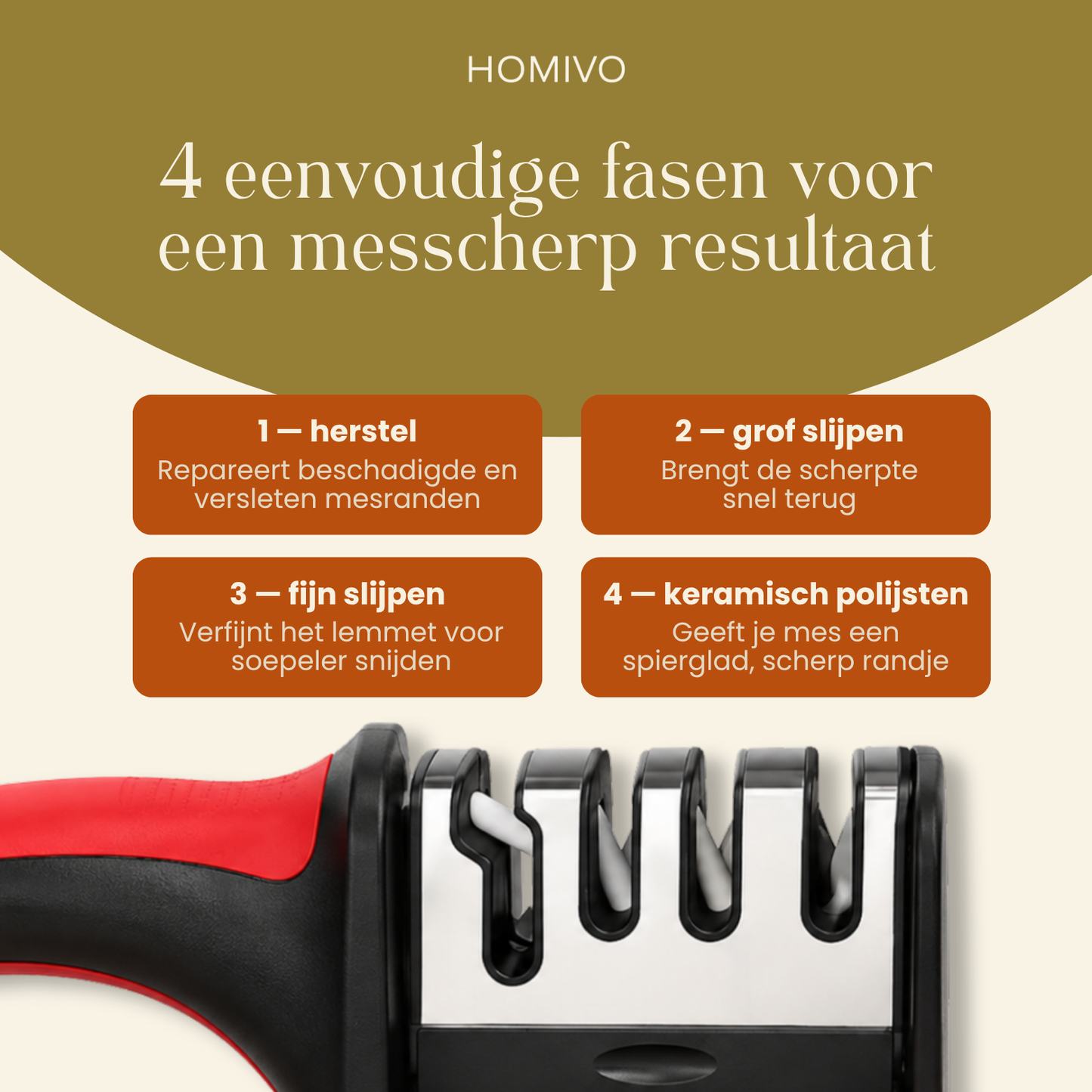 Messenslijper Antislip - Alle Messen Scherp | Homivo