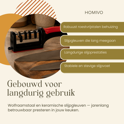 Messenslijper Antislip - Alle Messen Scherp | Homivo